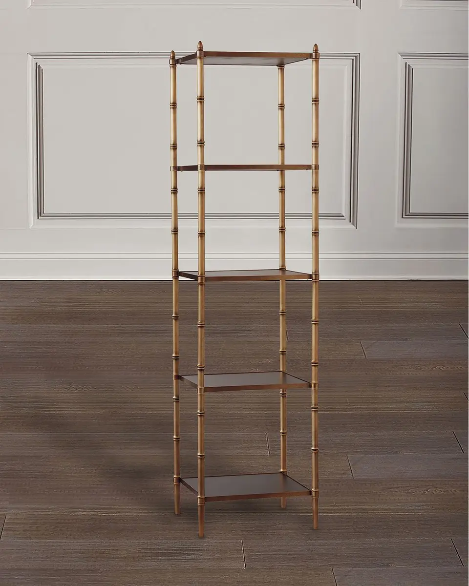 Port 68 Doheny Brass Etagere