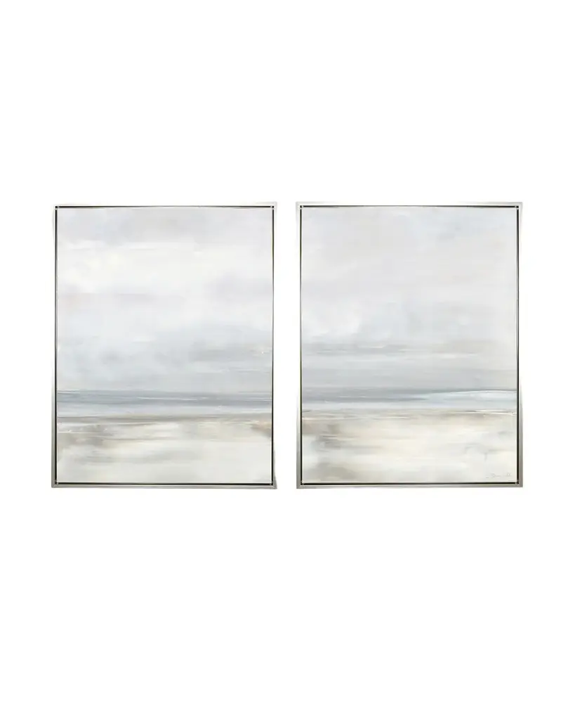 Benson-Cobb Studios "Simpatico" Hand-Embellished Giclee Diptych, 45" x 60"