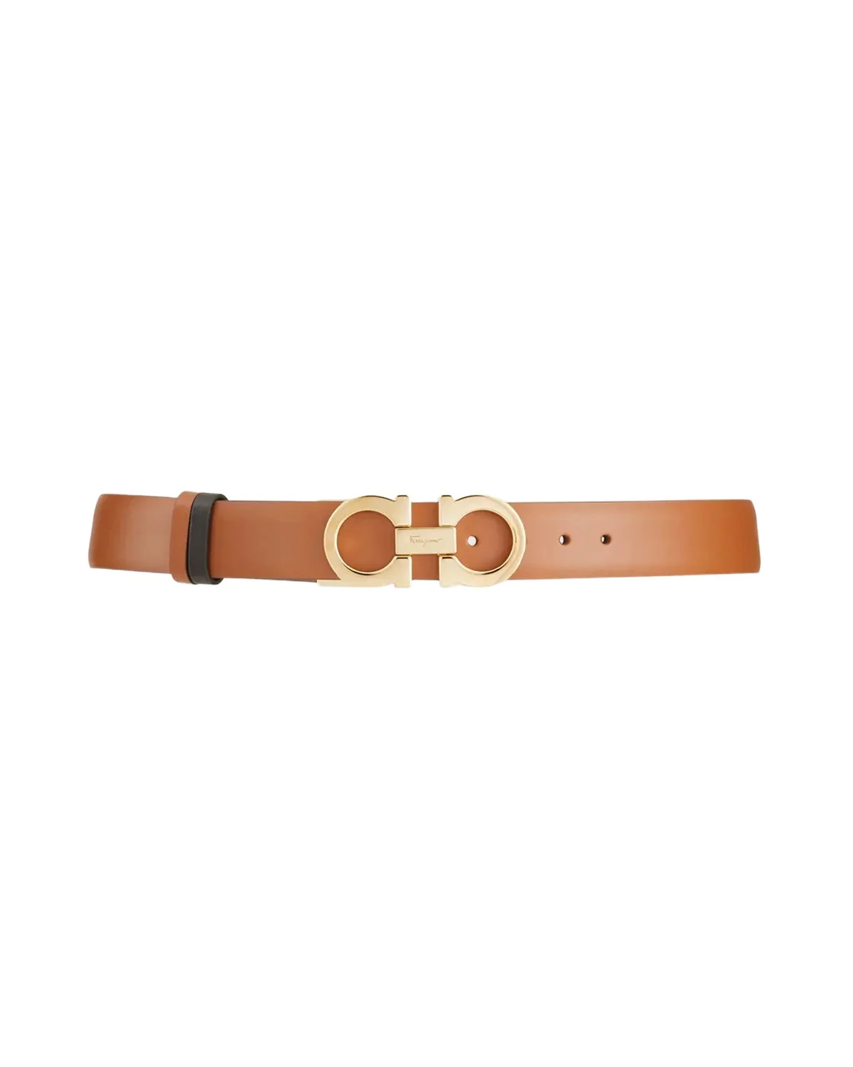 Reversible Leather Gancini Belt Reversible Leather Gancini Belt