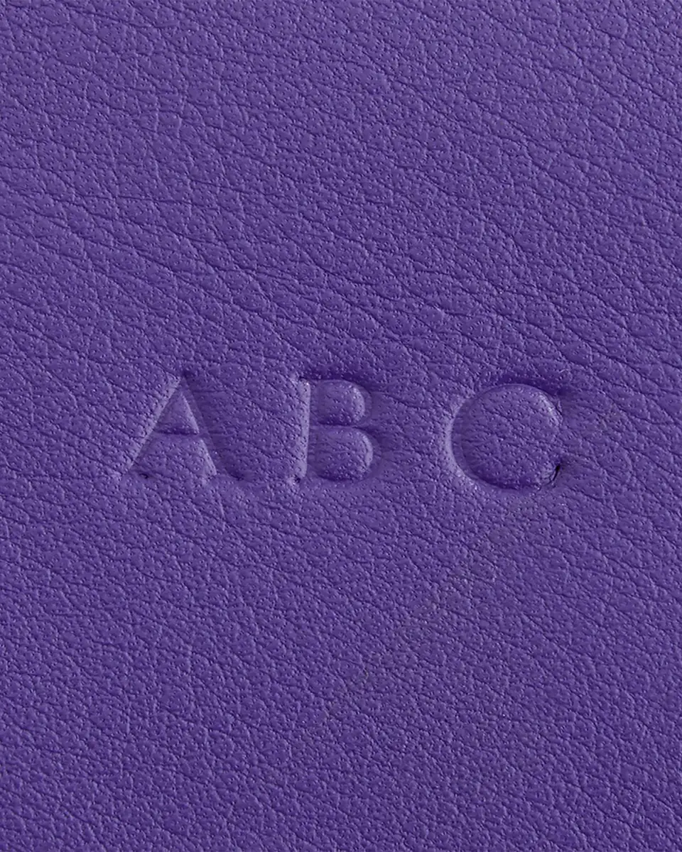 Royce New York Monogrammed Compact Leather Cosmetic Bag | Thumbnail 4