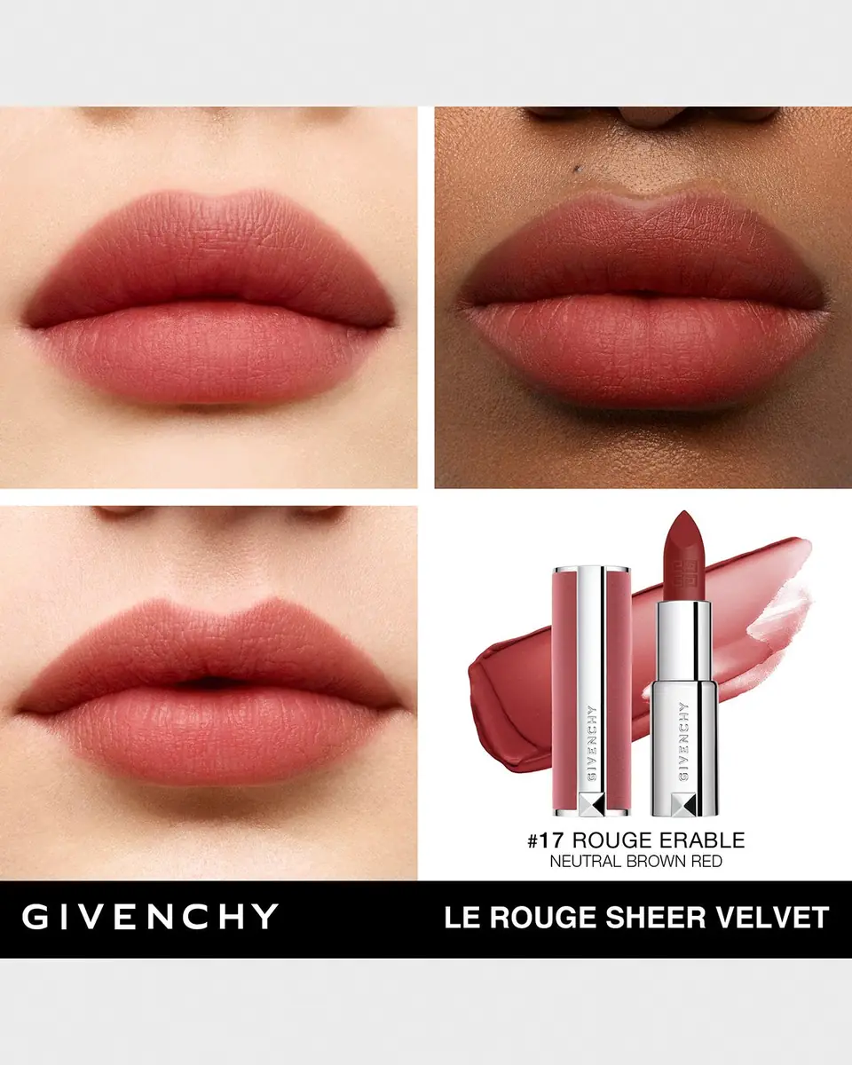 Givenchy Le Rouge Sheer Velvet Lipstick | Thumbnail 3 Givenchy Le Rouge Sheer Velvet Lipstick | Thumbnail 3