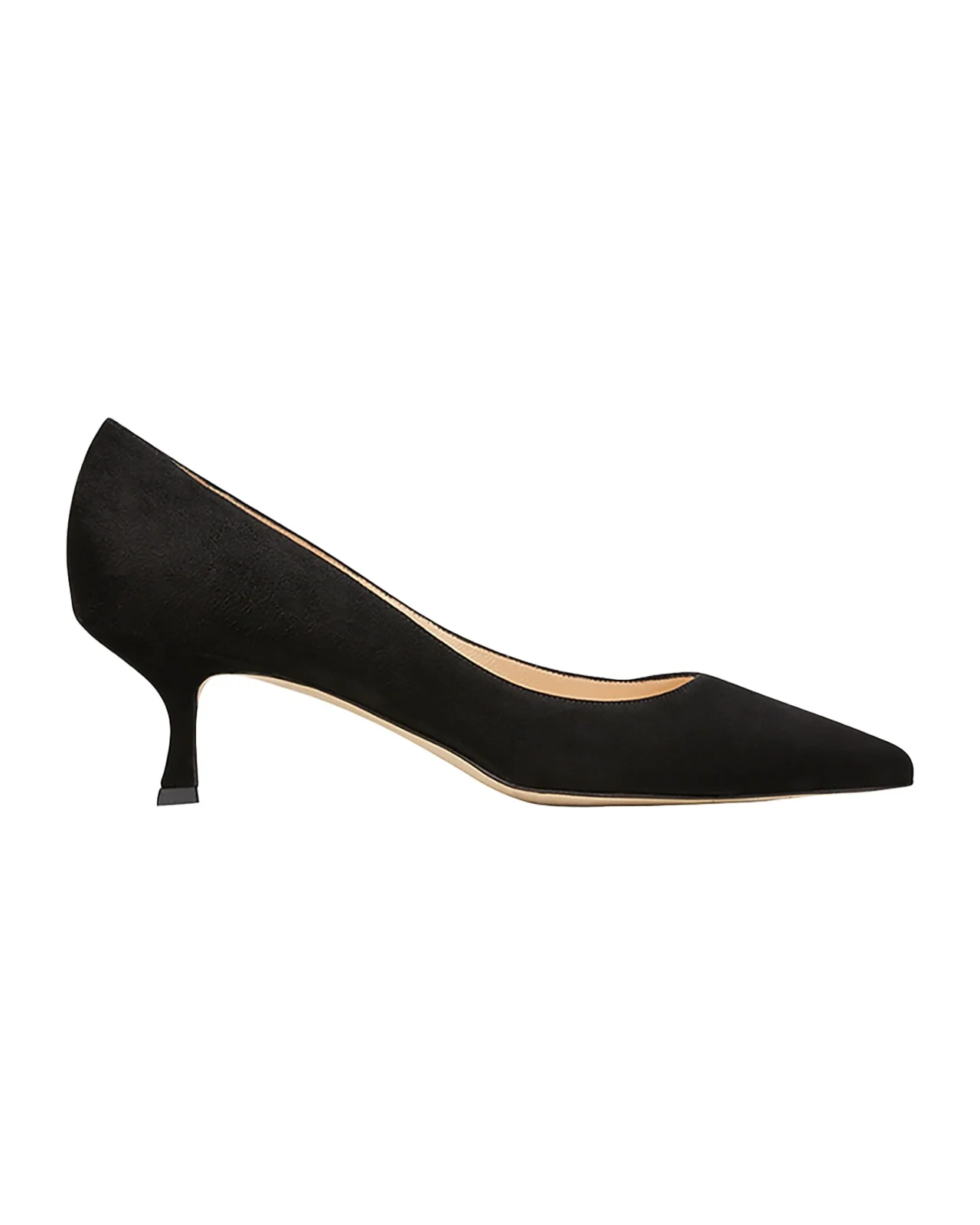 50mm Srila Suede Kitten Heel Pumps