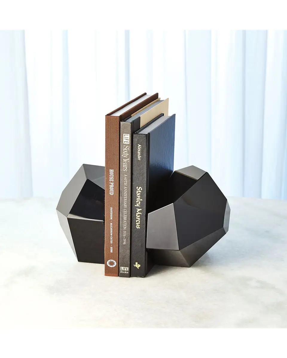 Global Views Crystal Bookends, Set of 2 | Thumbnail 2