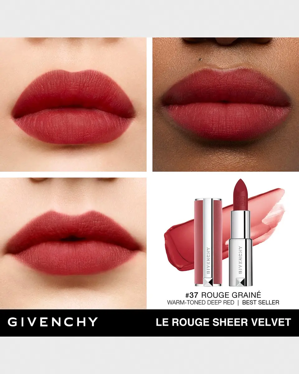 Givenchy Le Rouge Sheer Velvet Lipstick | Thumbnail 3 Givenchy Le Rouge Sheer Velvet Lipstick | Thumbnail 3
