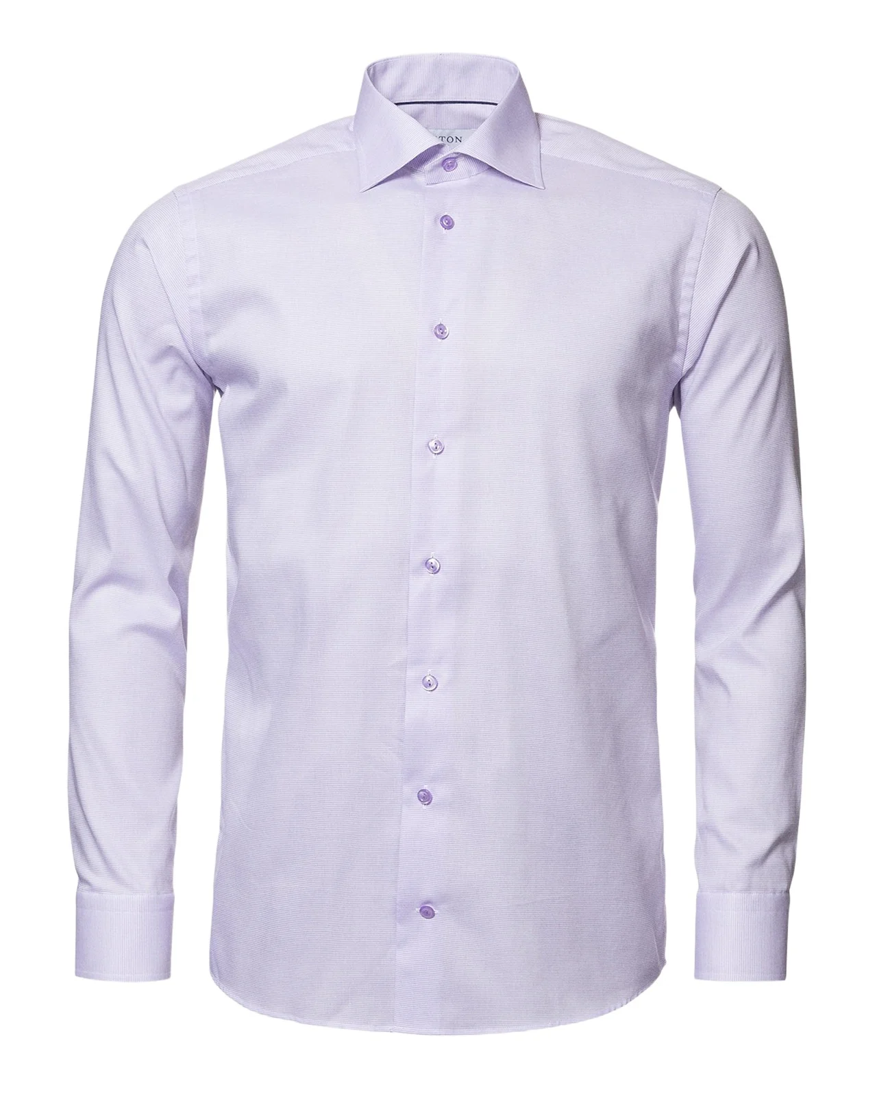 Men's Textured Solid Slim-Fit Dress Shirt