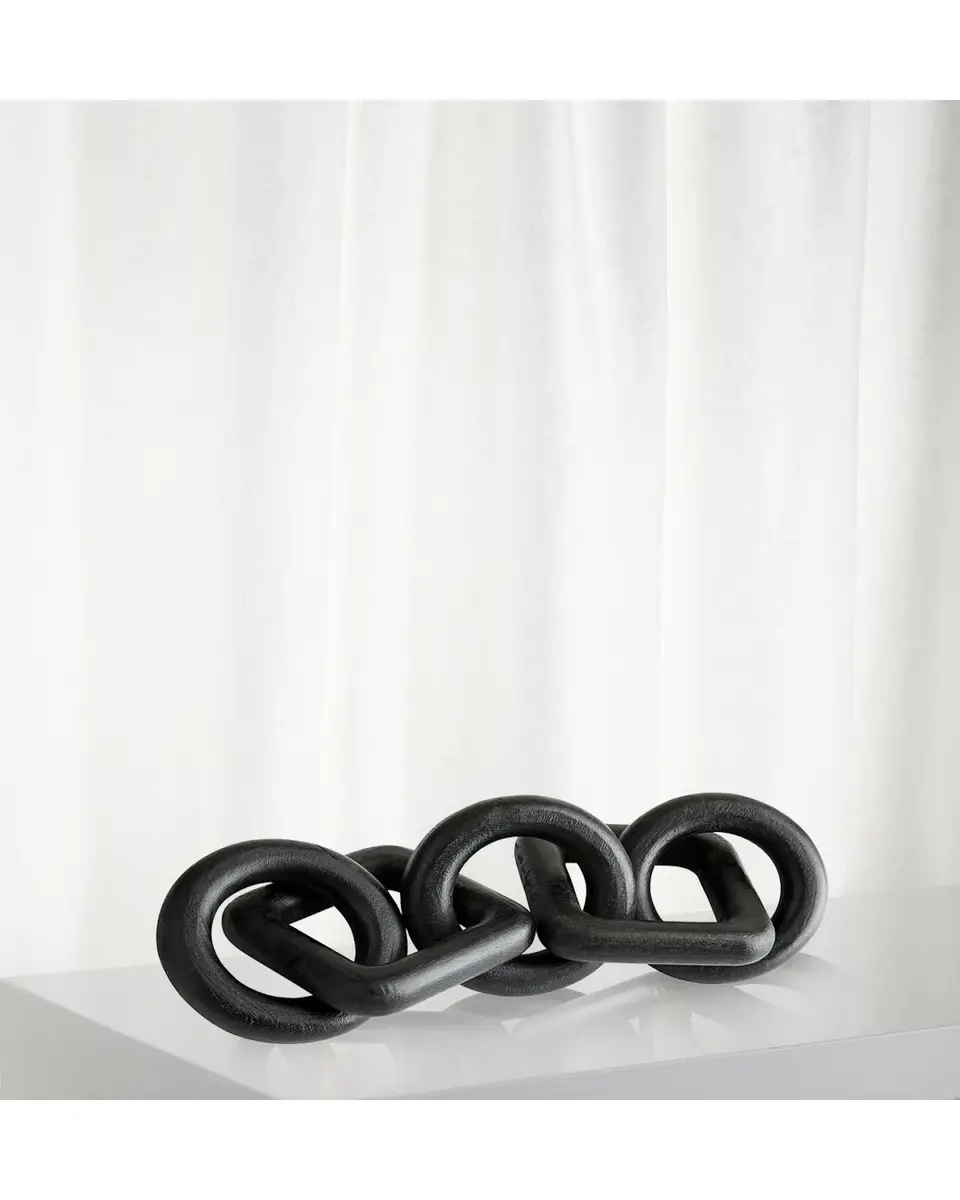 Arteriors Brinley Geometric Wooden Sculpture | Thumbnail 2 Arteriors Brinley Geometric Wooden Sculpture | Thumbnail 2