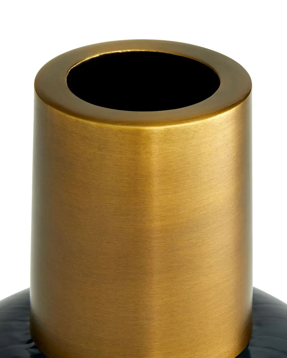 Arteriors Huff Optic Glass & Brass Vases, Set Of 2 | Thumbnail 2