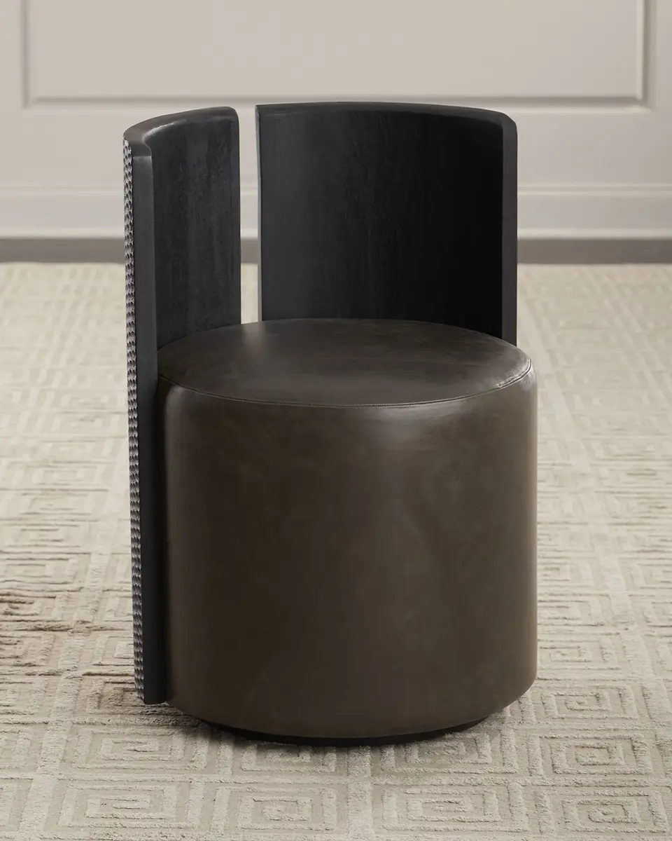 Arteriors Hoover Leather Chair | Image 1 Arteriors Hoover Leather Chair | Image 1