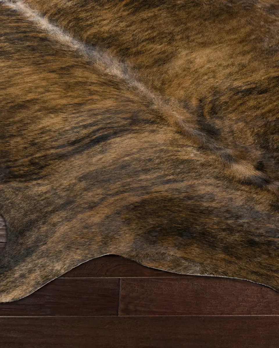 Surya Rugs Shepherd Hair on Hide Rug, 5 ' Square | Thumbnail 3