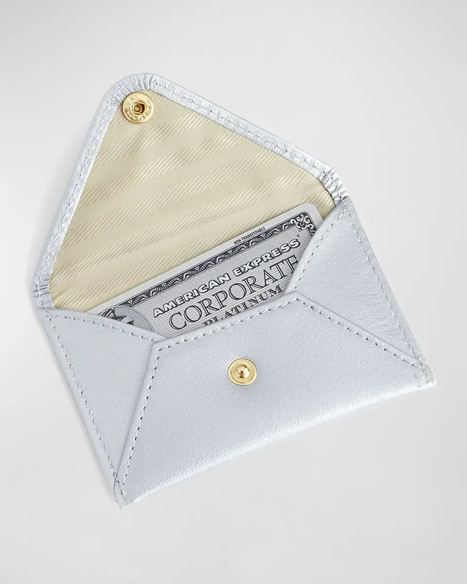 Royce New York Monogrammed Leather Envelope Style Card Holder, Personalized | Thumbnail 2 Royce New York Monogrammed Leather Envelope Style Card Holder, Personalized | Thumbnail 2