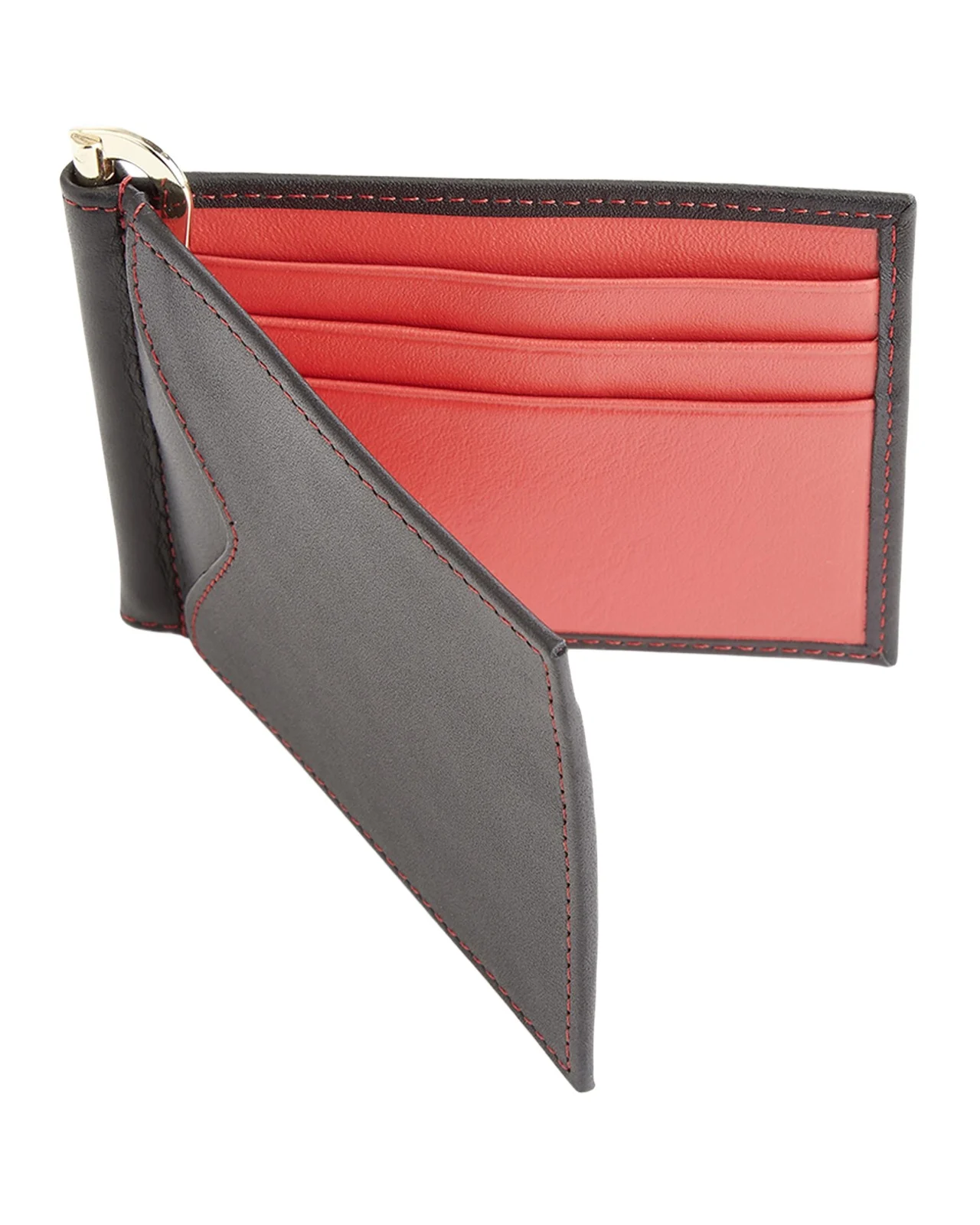 Personalized RFID-Blocking Leather Money Clip Personalized RFID-Blocking Leather Money Clip