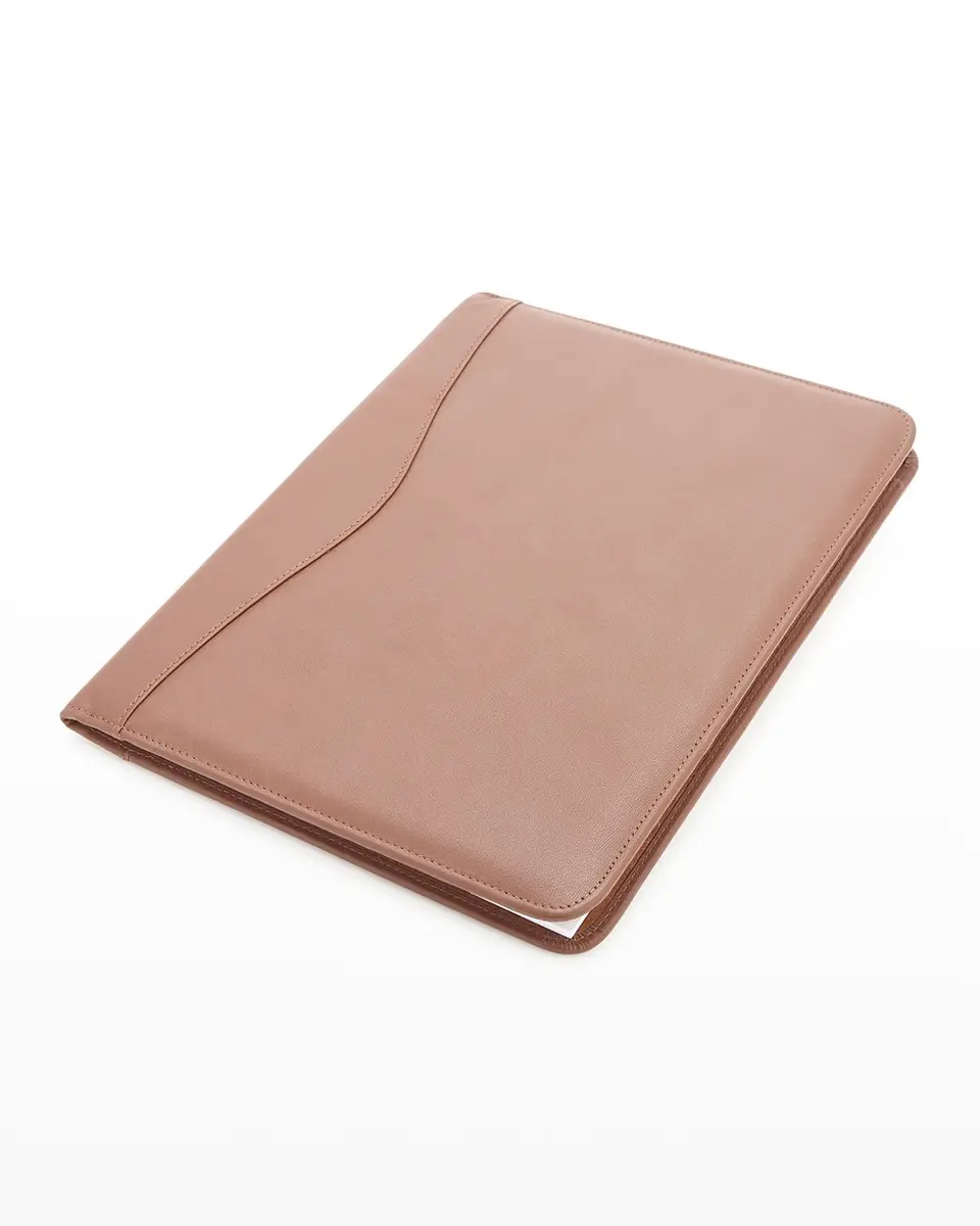 Royce New York Personalized Suede Lined Leather Writing Portfolio | Thumbnail 2