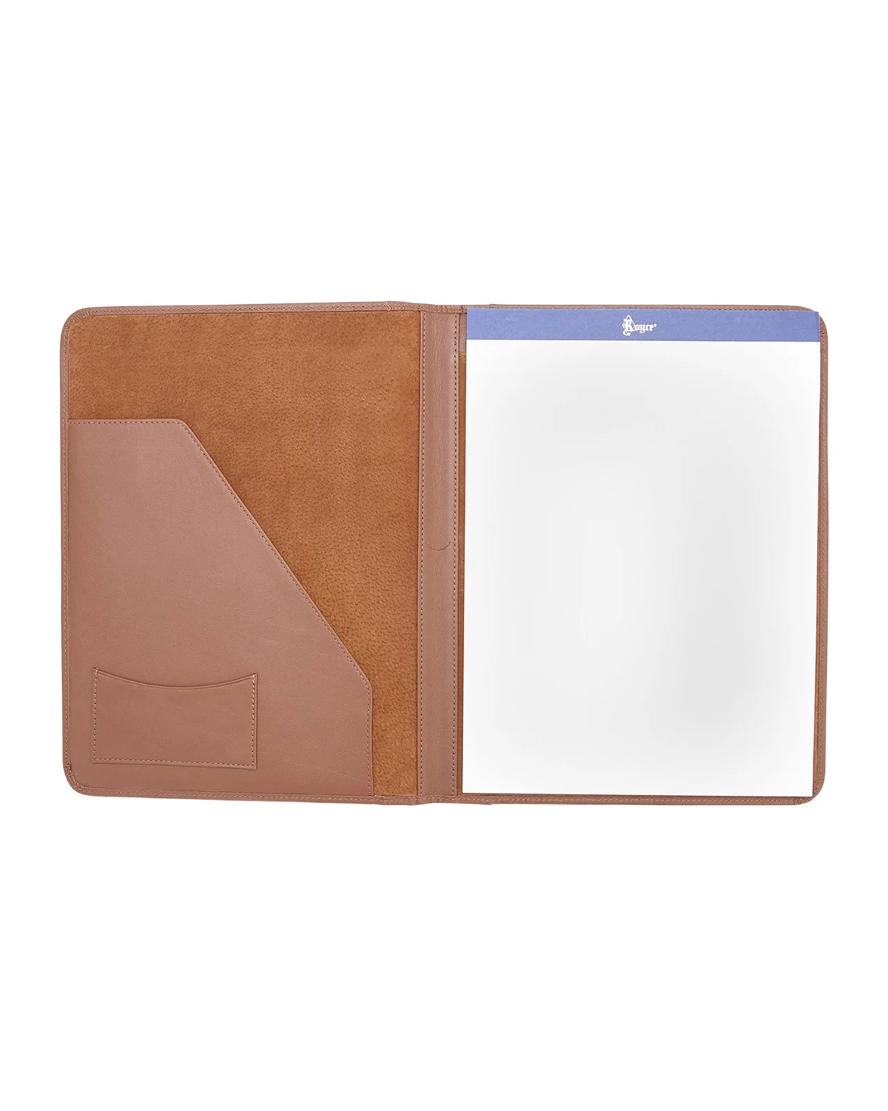 Royce New York Personalized Suede Lined Leather Writing Portfolio