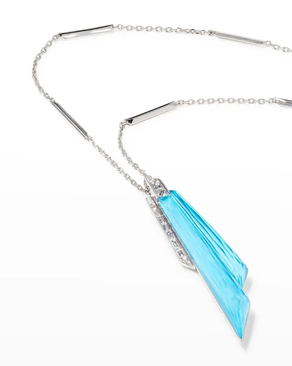 Stephen Webster Shard Pendant Necklace with Turquoise Clear Quartz | Thumbnail 2 Stephen Webster Shard Pendant Necklace with Turquoise Clear Quartz | Thumbnail 2