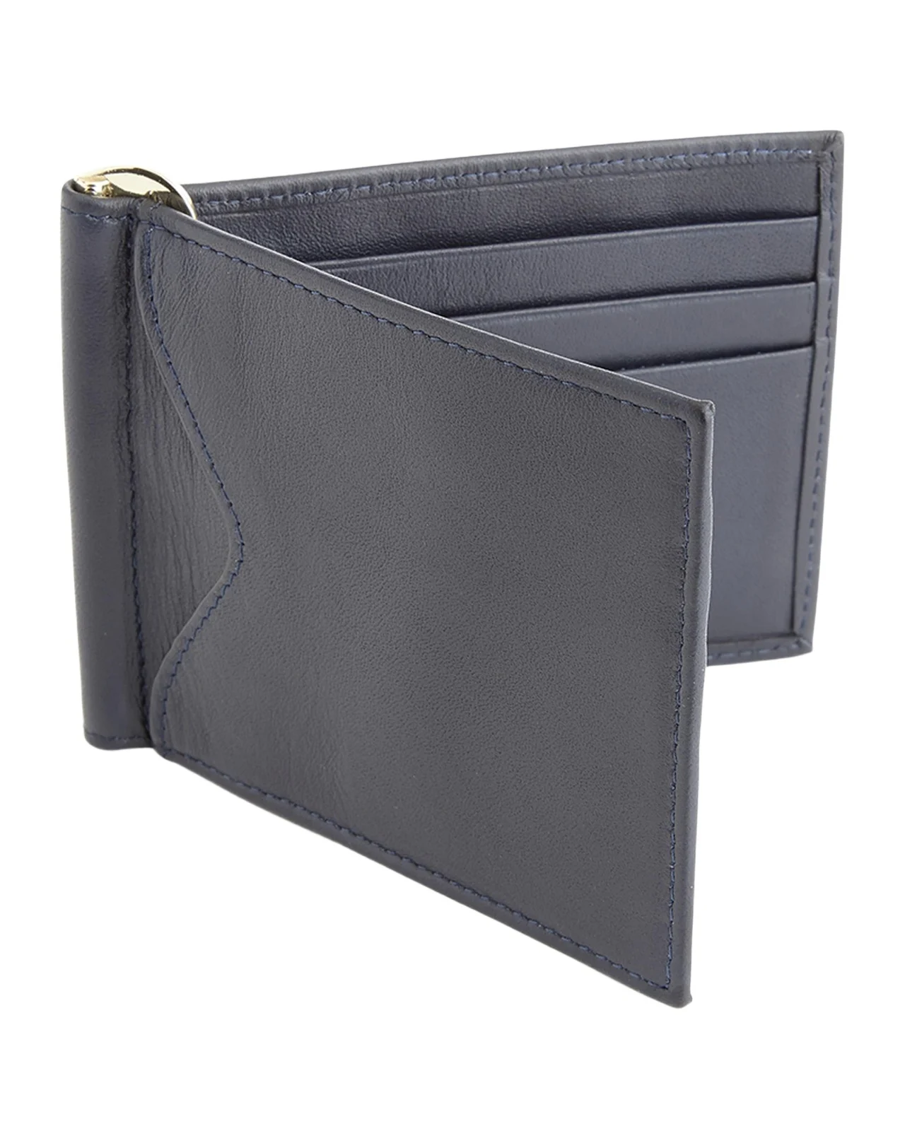 Personalized RFID-Blocking Leather Money Clip Personalized RFID-Blocking Leather Money Clip