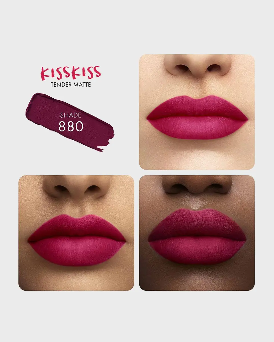 Guerlain KissKiss Tender 16-Hour Comfort Lightweight Luminous Matte Lipstick | Thumbnail 2 Guerlain KissKiss Tender 16-Hour Comfort Lightweight Luminous Matte Lipstick | Thumbnail 2