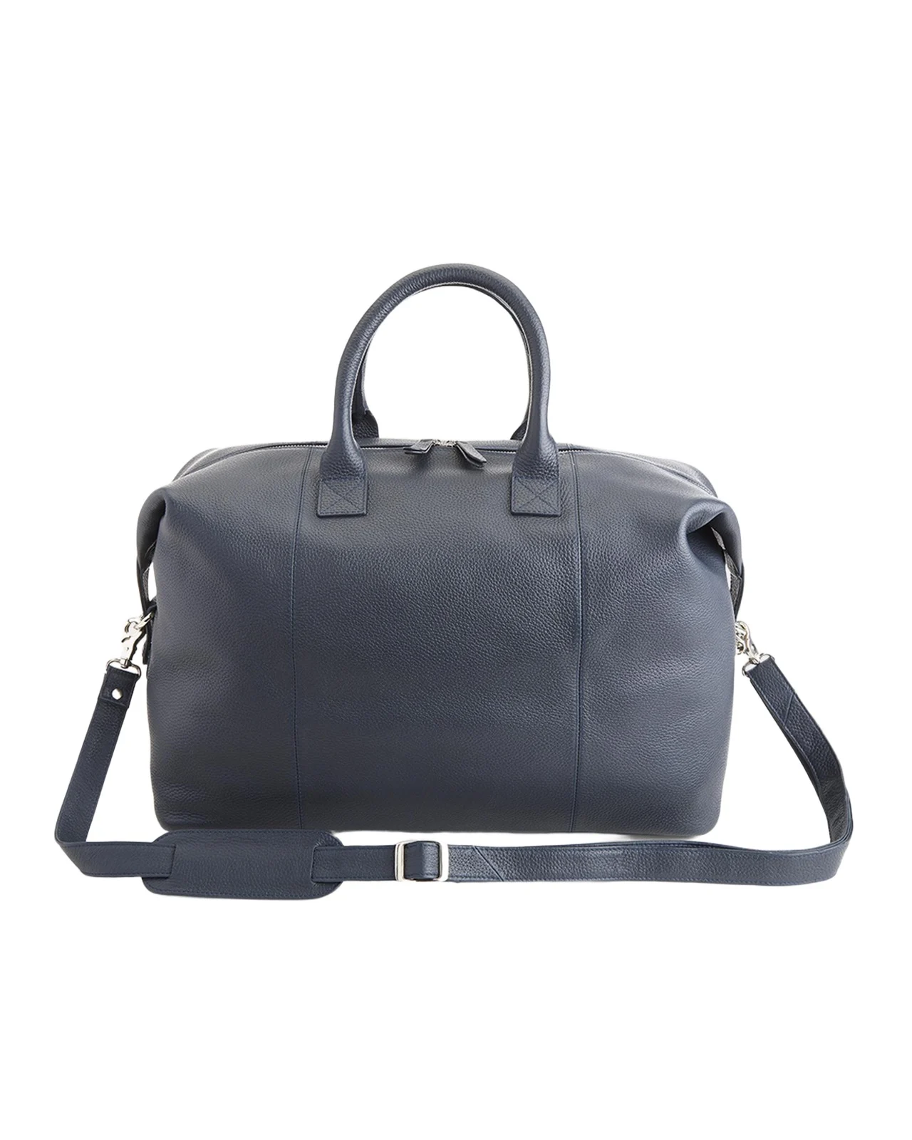 Monogrammed Leather Duffel Bag with Suitcase Handle Strap Monogrammed Leather Duffel Bag with Suitcase Handle Strap