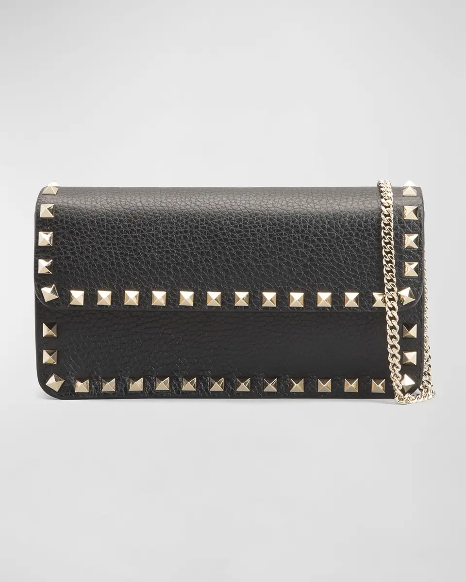 Valentino Garavani Rockstud Pouch Leather Shoulder Bag | Thumbnail 3