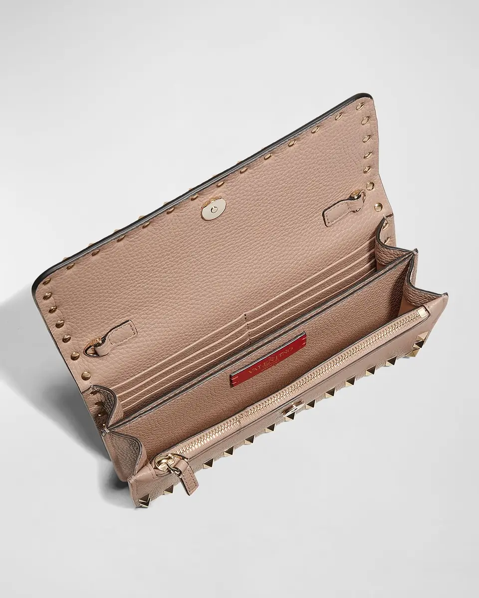 Valentino Garavani Rockstud Pouch Leather Shoulder Bag | Thumbnail 9