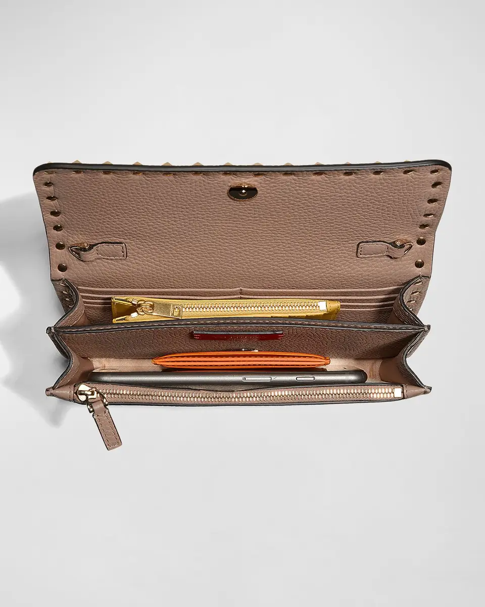Valentino Garavani Rockstud Pouch Leather Shoulder Bag | Thumbnail 10