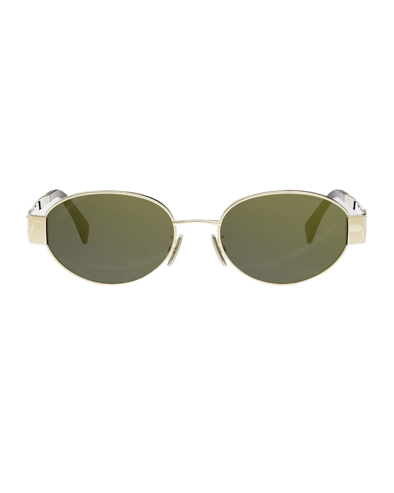 Triomphe Oval Metal Sunglasses