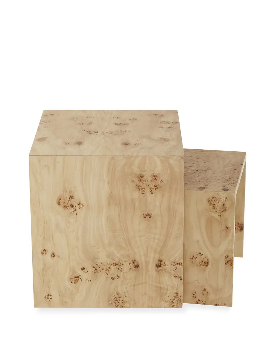 Jamie Young Bedford Burlwood Nesting Tables | Thumbnail 2