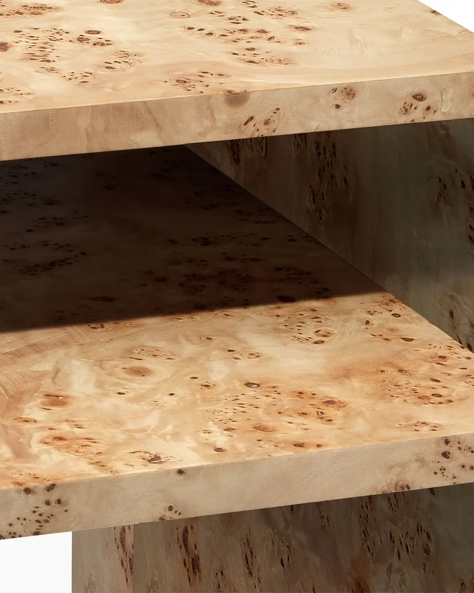 Jamie Young Bedford Burlwood Nesting Tables | Thumbnail 3