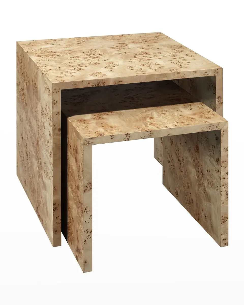 Jamie Young Bedford Burlwood Nesting Tables | Thumbnail 5