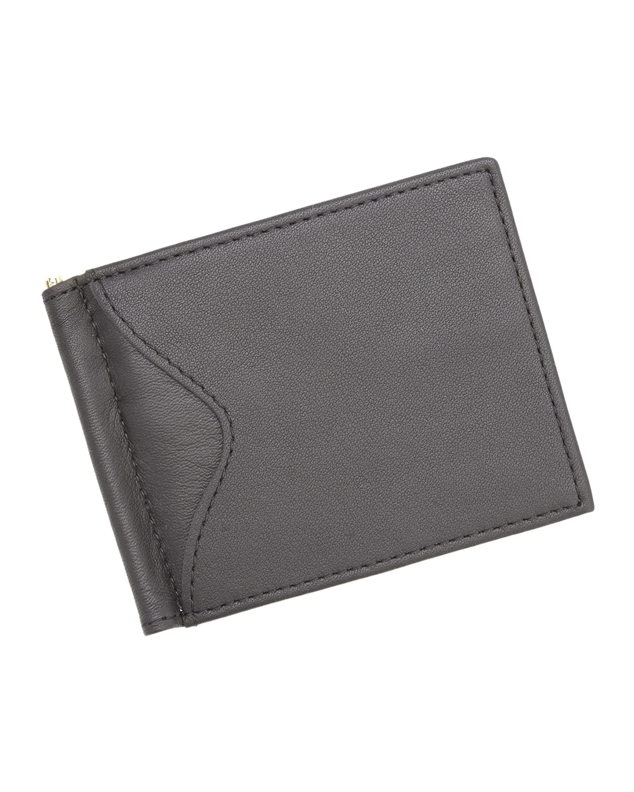 Personalized RFID-Blocking Leather Money Clip