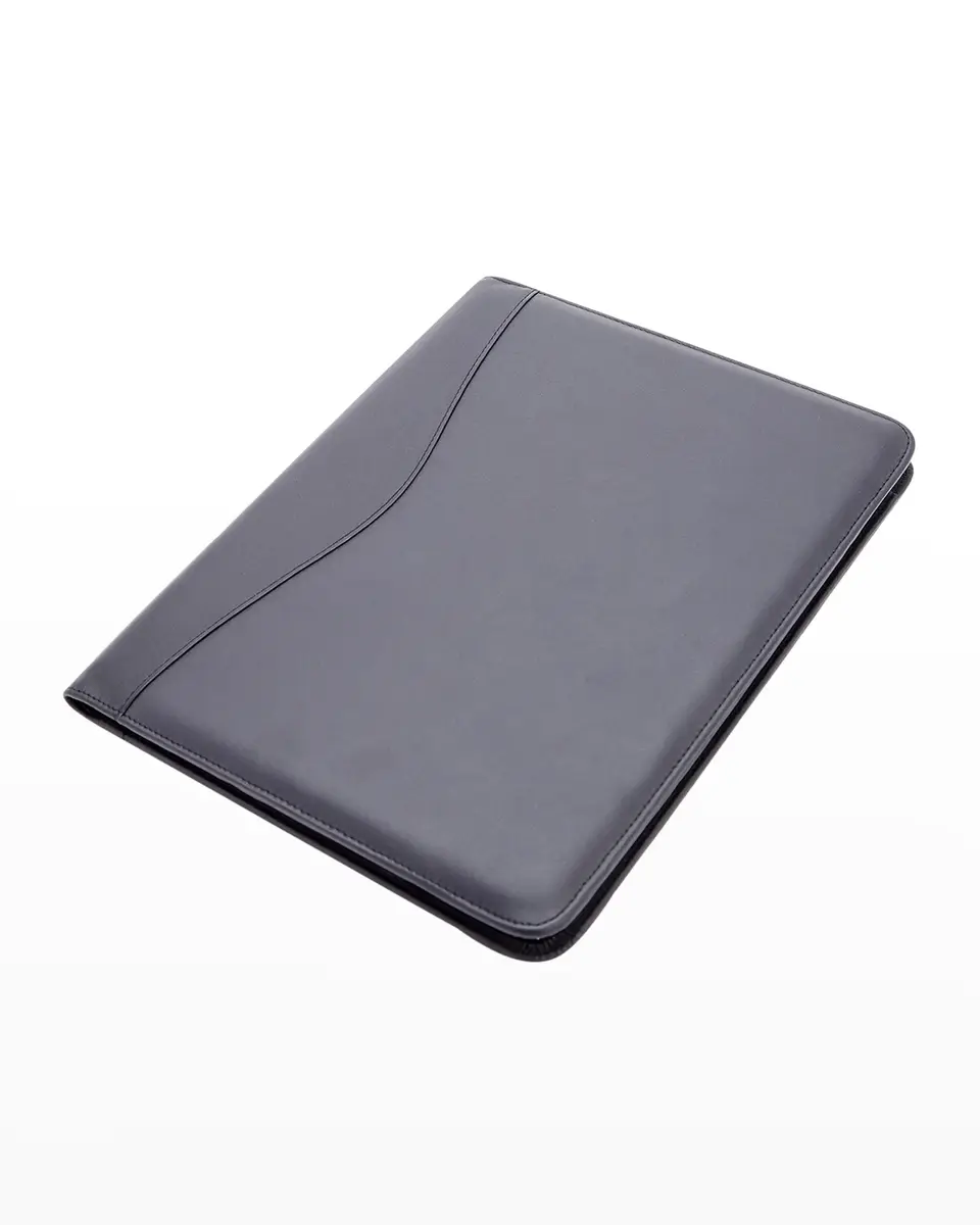 Royce New York Personalized Suede Lined Leather Writing Portfolio | Thumbnail 2