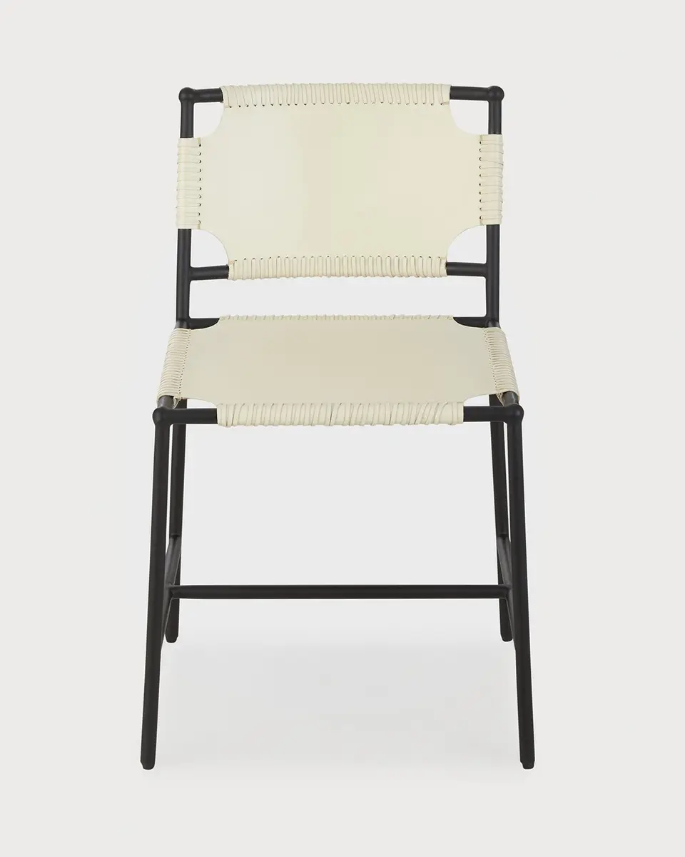 Jamie Young Asher Leather Dining Chair | Thumbnail 2