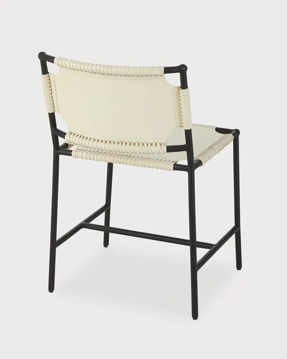 Jamie Young Asher Leather Dining Chair | Thumbnail 4