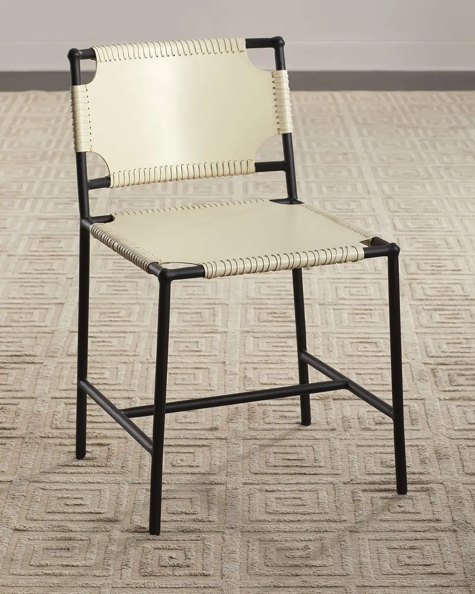 Jamie Young Asher Leather Dining Chair