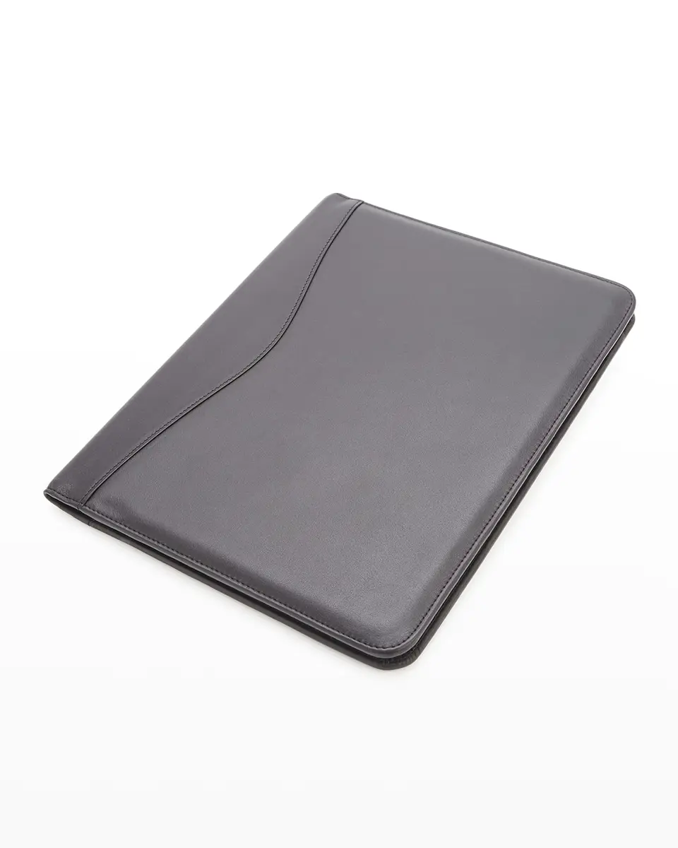 Royce New York Personalized Suede Lined Leather Writing Portfolio | Thumbnail 2