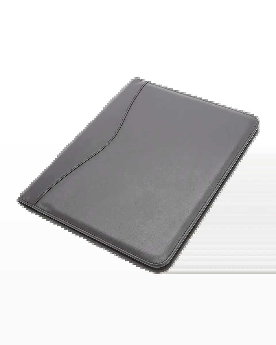 Royce New York Personalized Suede Lined Leather Writing Portfolio | Thumbnail 3