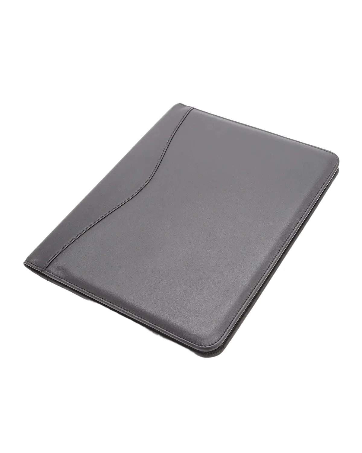 Royce New York Personalized Suede Lined Leather Writing Portfolio