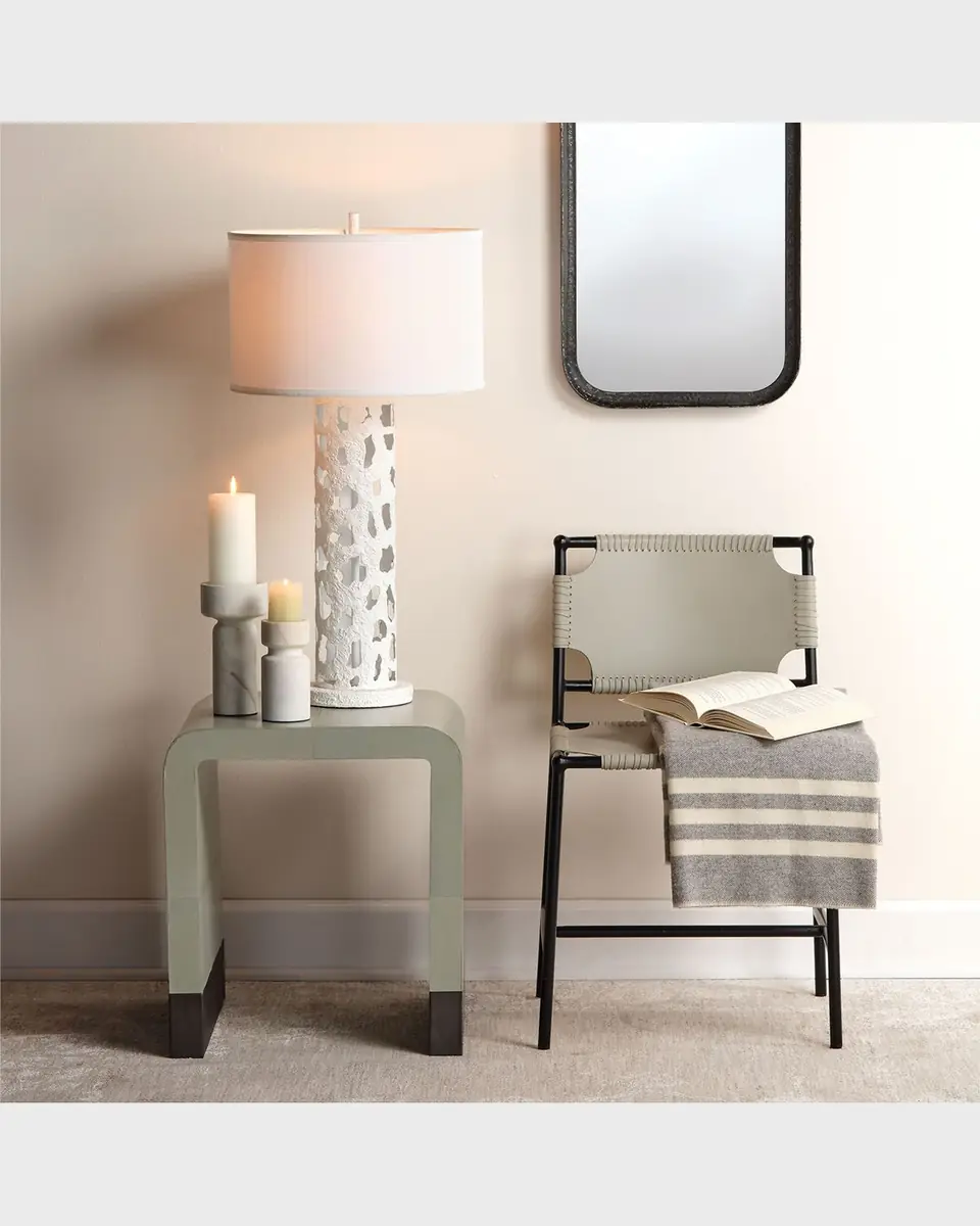 Jamie Young Asher Leather Dining Chair | Thumbnail 2