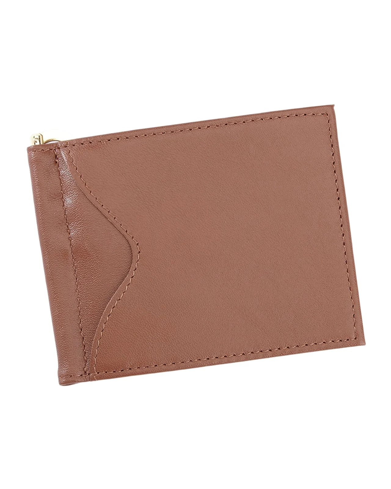 Personalized RFID-Blocking Leather Money Clip Personalized RFID-Blocking Leather Money Clip