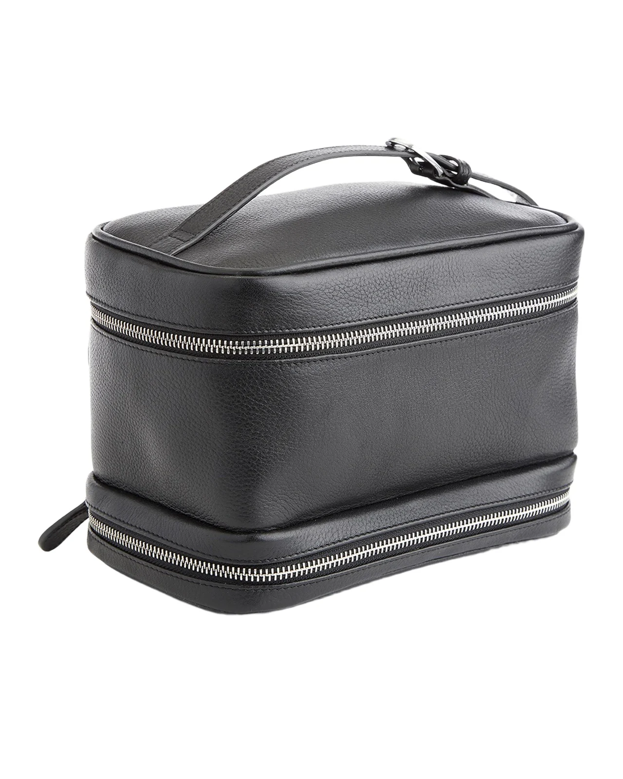 Personalized Leather Makeup Bag Train Case Personalized Leather Makeup Bag Train Case