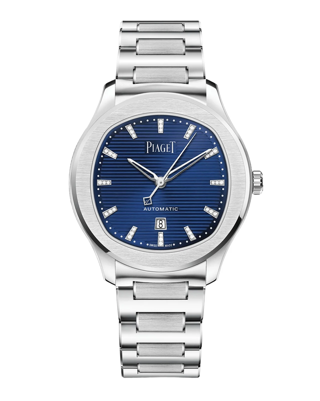 Piaget Polo 36mm Stainless Steel Blue Dial Watch