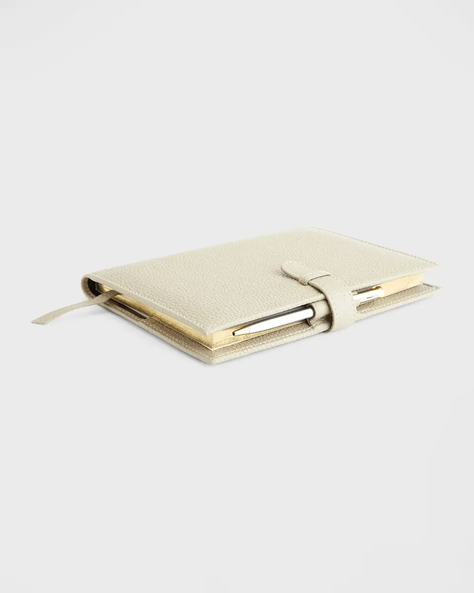 Royce New York Monogrammed Executive Weekly Leather Calendar Planner, Personalized | Thumbnail 2
