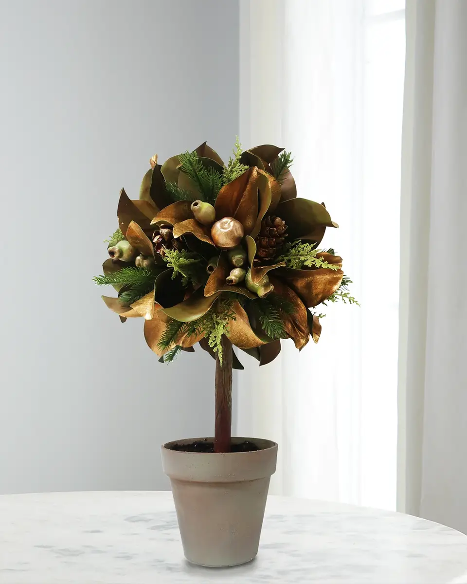Winward Home Magnolia Leaf In Pot