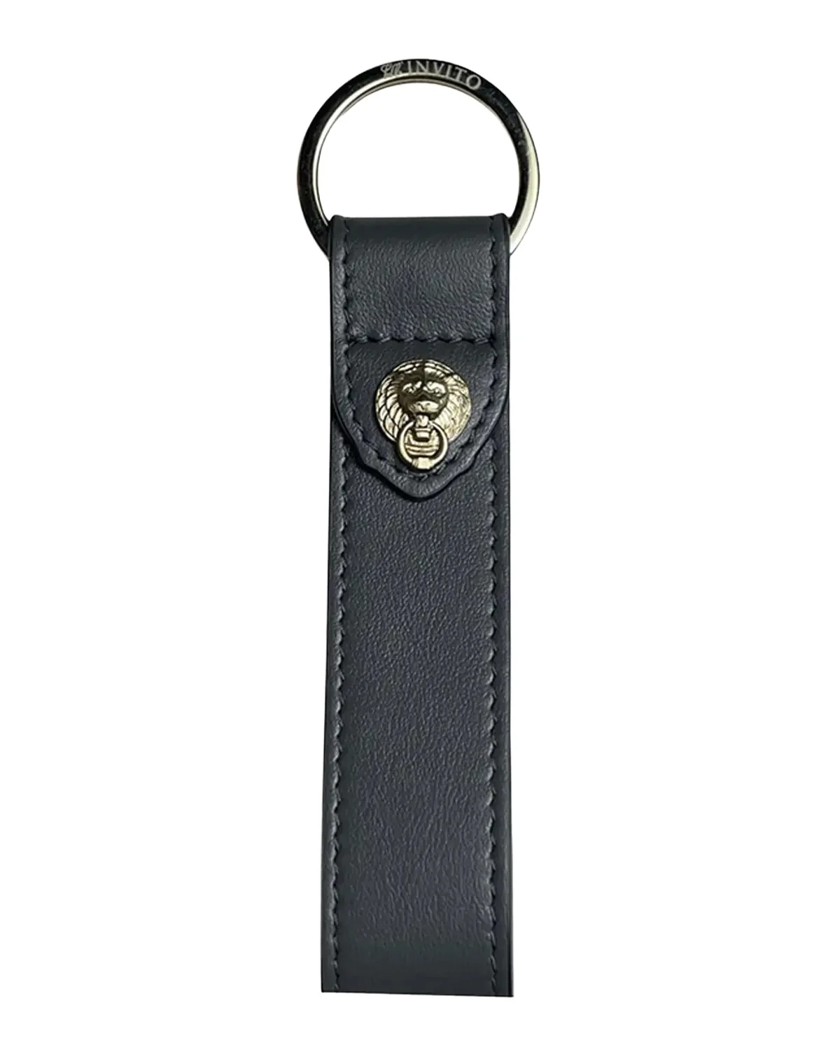 Leather Logo Keychain