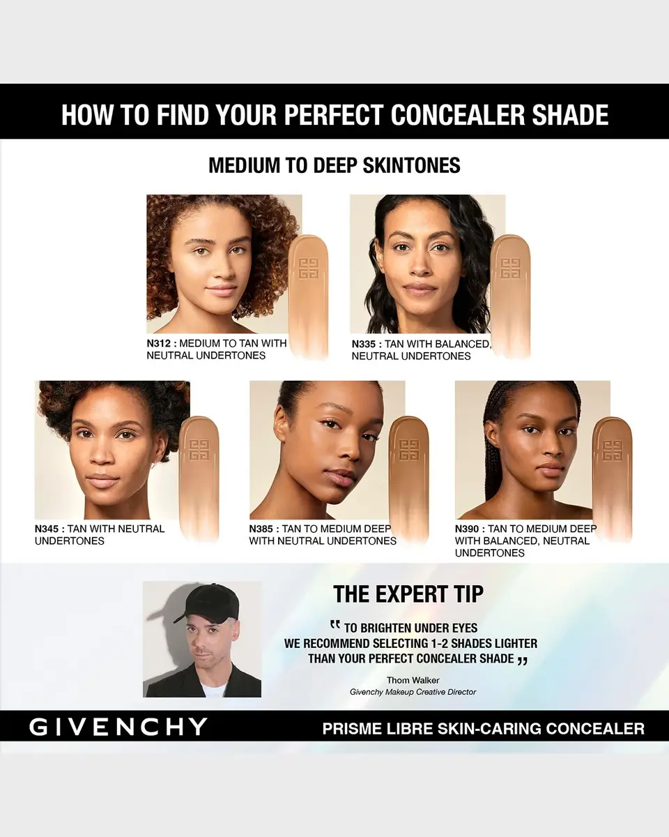 Givenchy Prisme Libre Skin-Caring 24-Hour Hydrating & Correcting Multi-Use Concealer | Thumbnail 4