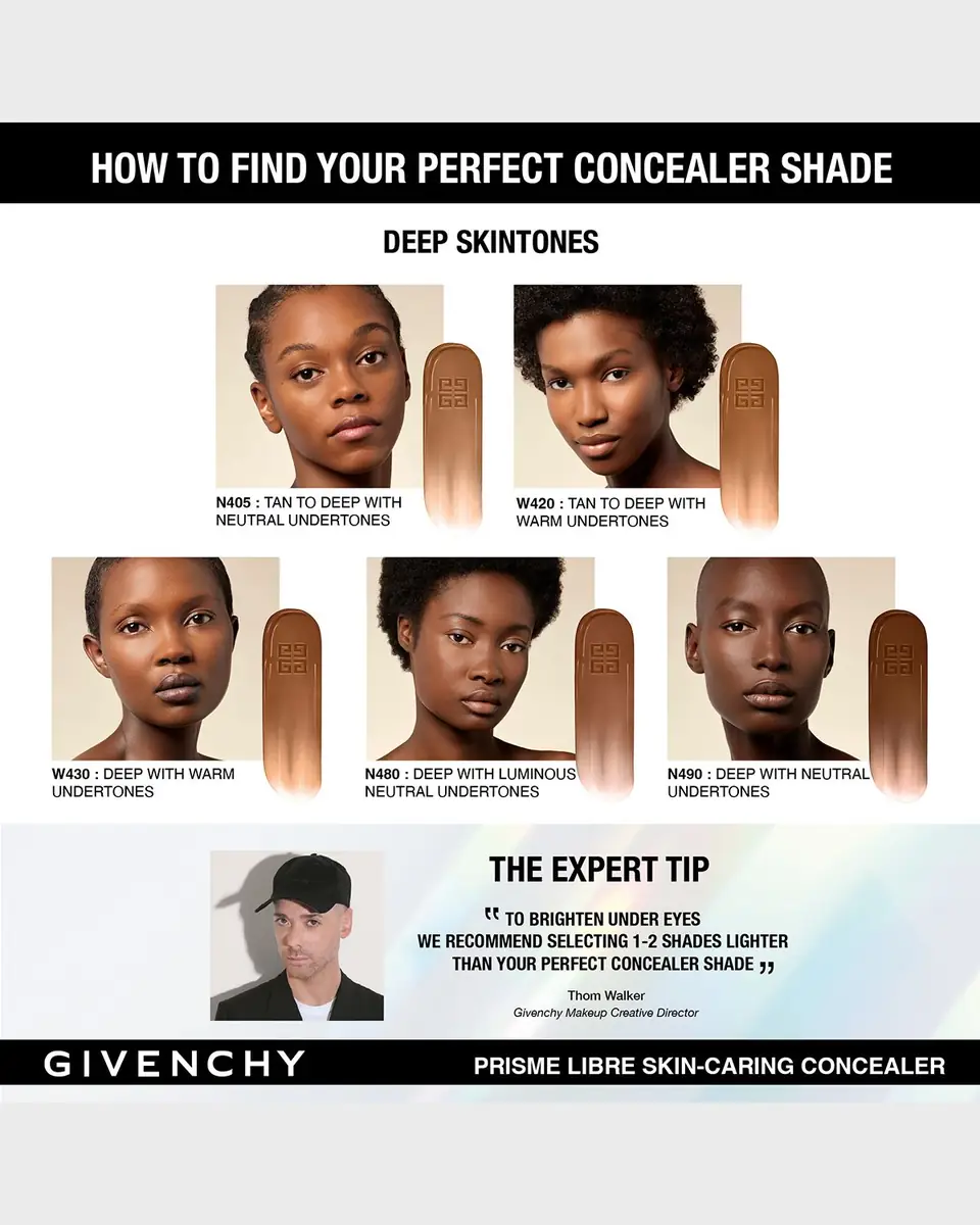 Givenchy Prisme Libre Skin-Caring 24-Hour Hydrating & Correcting Multi-Use Concealer | Thumbnail 4