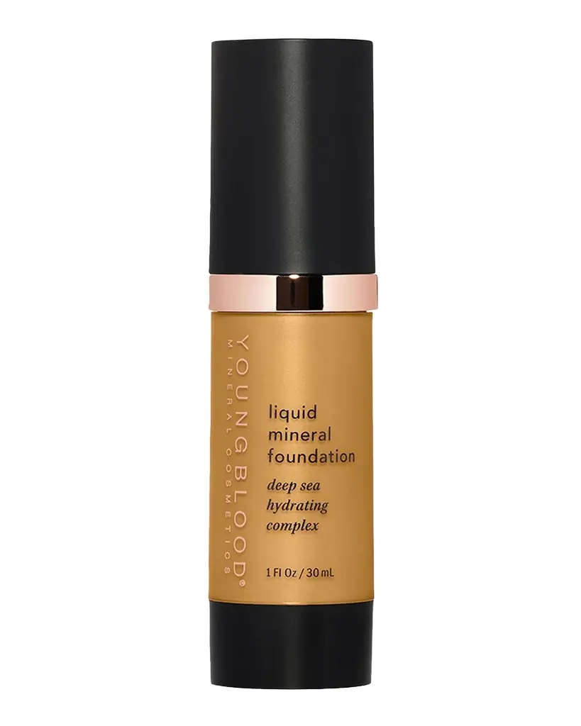 Youngblood Mineral Cosmetics Liquid Mineral Foundation Deep Sea Hydrating Complex, 1 oz.
