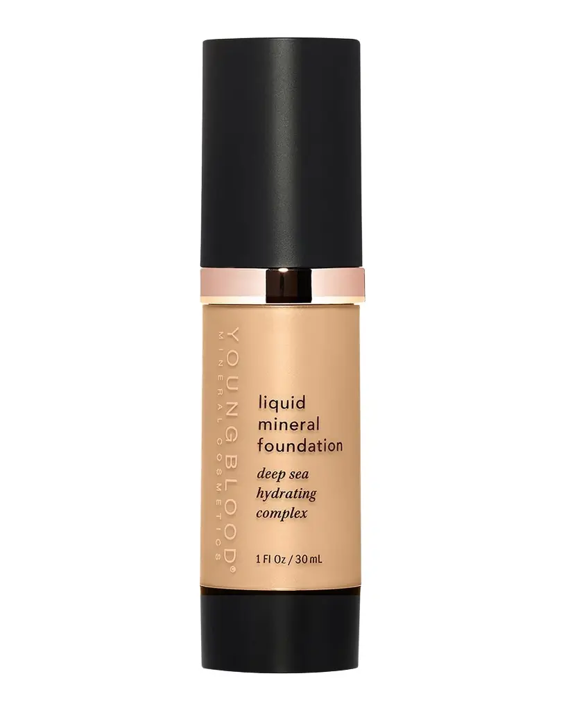 Youngblood Mineral Cosmetics Liquid Mineral Foundation Deep Sea Hydrating Complex, 1 oz.