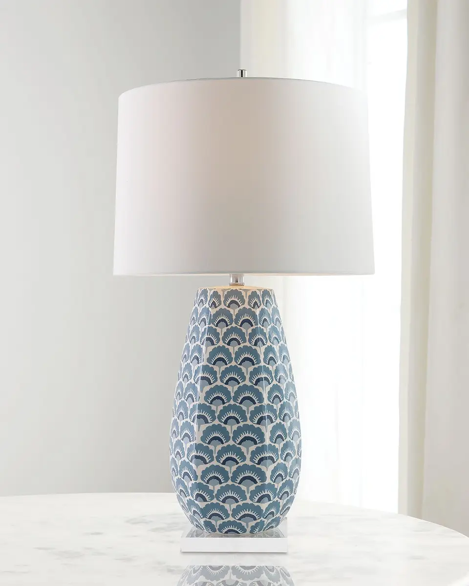Port 68 Isobel Blue Table Lamp | Image 1 Port 68 Isobel Blue Table Lamp | Image 1
