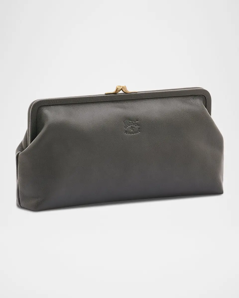 Il Bisonte Classic Vaccjetta Leather Clutch Bag | Thumbnail 3 Il Bisonte Classic Vaccjetta Leather Clutch Bag | Thumbnail 3