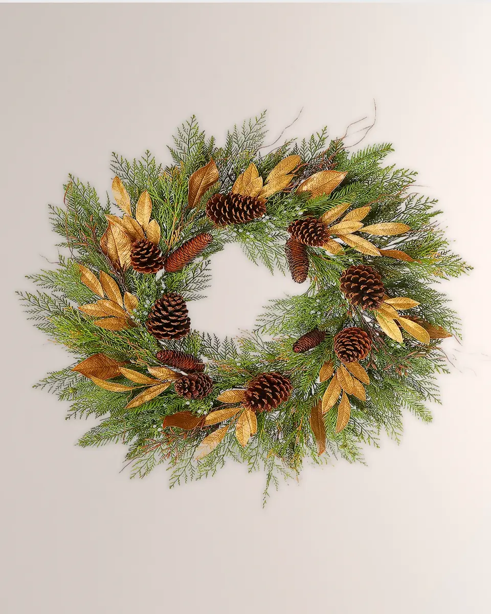 Winward Home Cedar Pine Mix Wreath | Thumbnail 3 Winward Home Cedar Pine Mix Wreath | Thumbnail 3